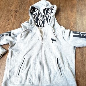 PINK Victoria Secret zippered hoodie